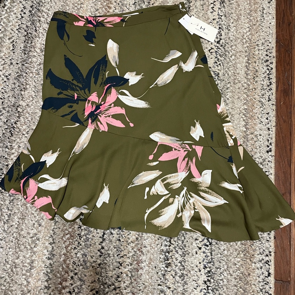 Halston Asymmetrical Skirt